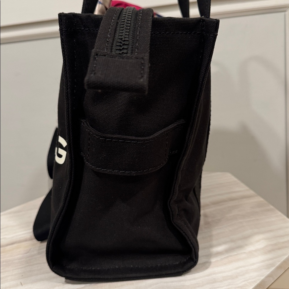 Marc Jacobs The Tote Bag Medium Canvas Black Tote Bag Crossbody NWT - Picture 6 of 17